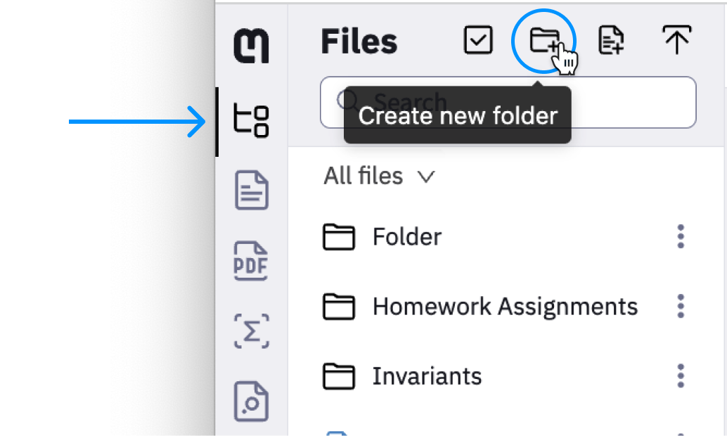 Create a new folder