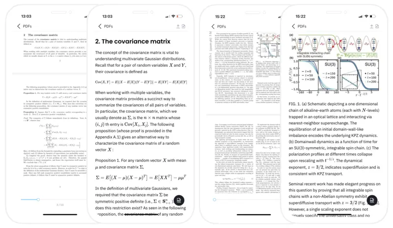 在手机上舒适地阅读 PDF